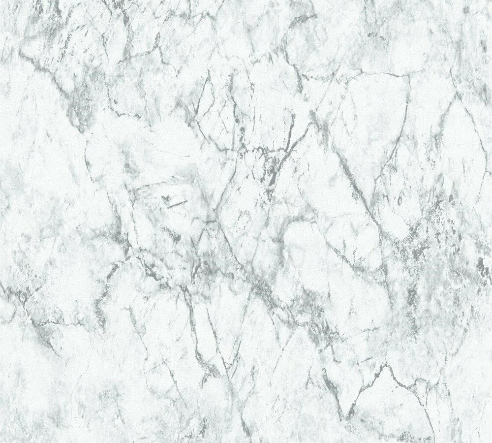 CARTA DA PARATI TNT EFFETTO MARMO BIANCO GRIGIO