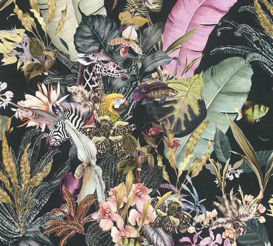 CARTA DA PARATI TNT FISH BLACK