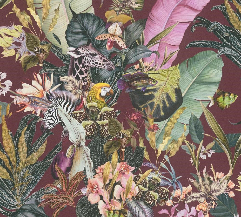 CARTA DA PARATI TNT FLOWERS BORD.