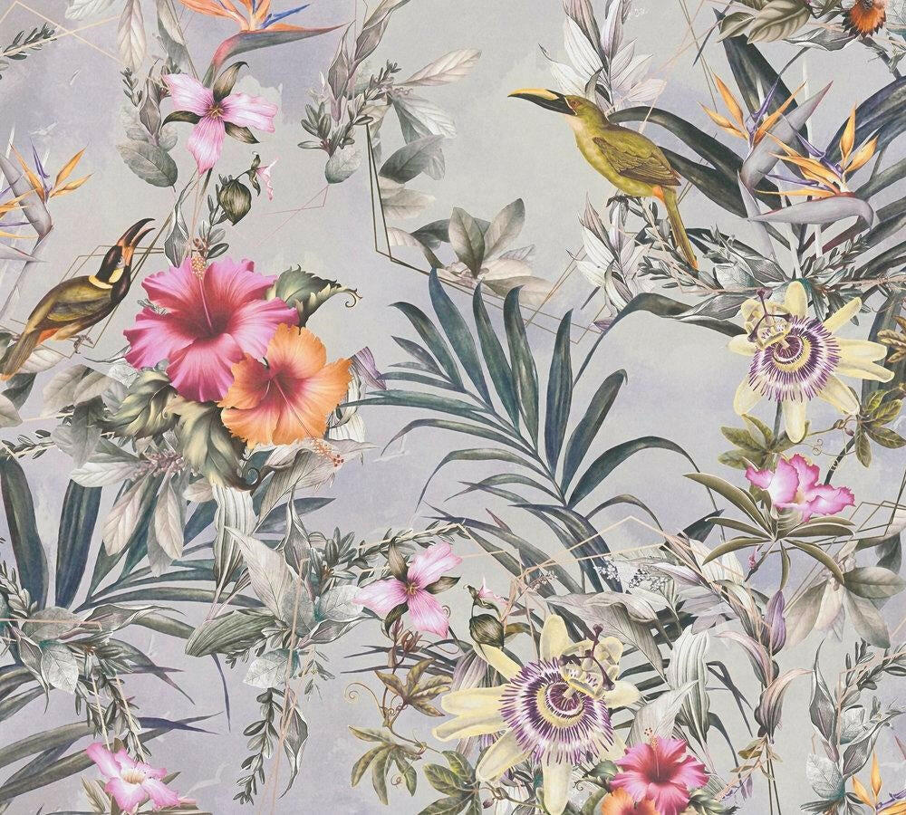 CARTA DA PARATI TNT BIRD GREY