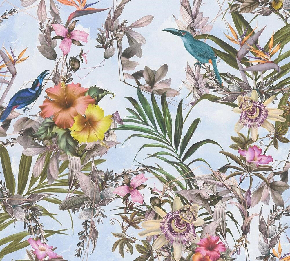 CARTA DA PARATI TNT BIRD AZUL