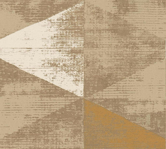 CARTA DA PARATI TNT GEOM.BEIGE/ORO