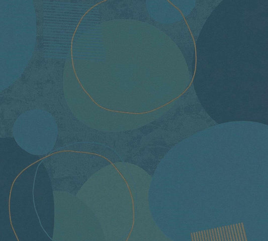 CARTA DA PARATI TNT GEOM.BLUE