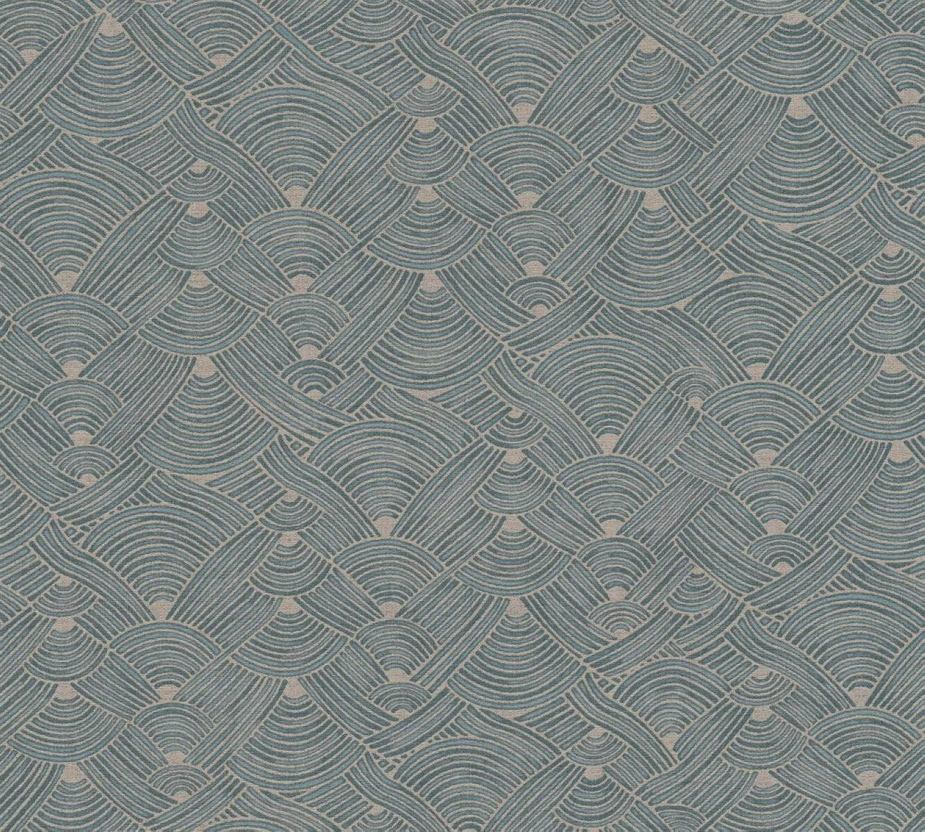 CARTA DA PARATI PVC/TNT. GEOM.GRIGIO SC.