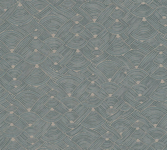 CARTA DA PARATI PVC/TNT. GEOM.GRIGIO SC.