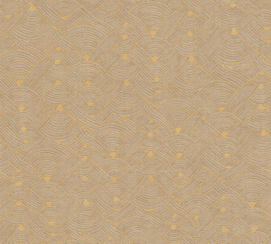 CARTA DA PARATI PVC/TNT. GEOM.CAMOSCIO.