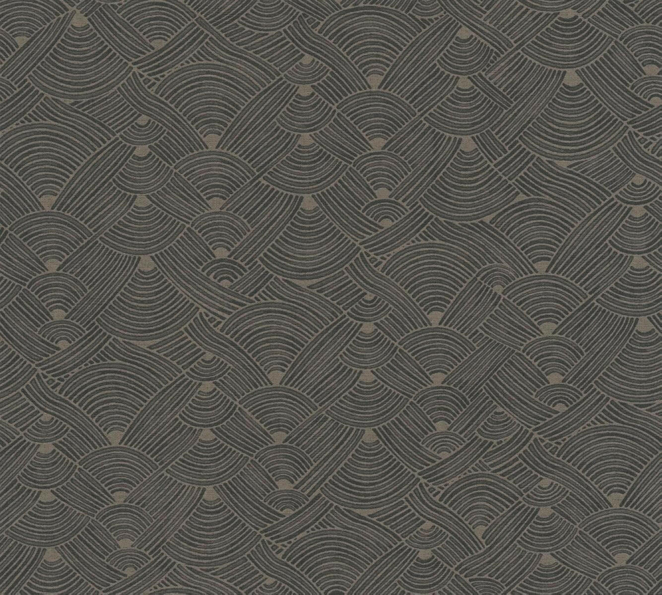 CARTA DA PARATI PVC/TNT. GEOM.BLACK