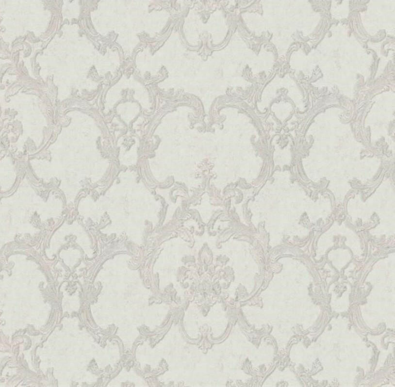 CARTA DA PARATI IN TNT/DAMASCO SILVER/WHITE