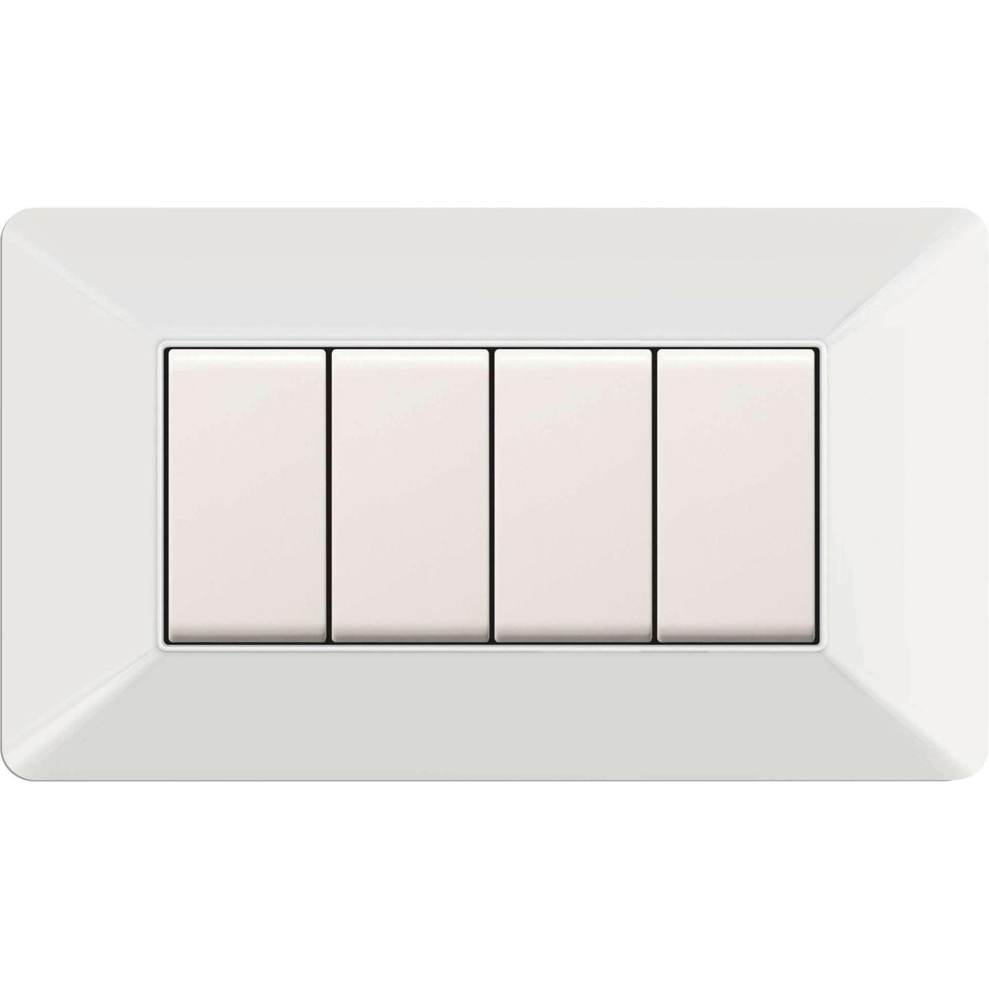PLACCA EASY MOD. MATIX BIANCA 4P