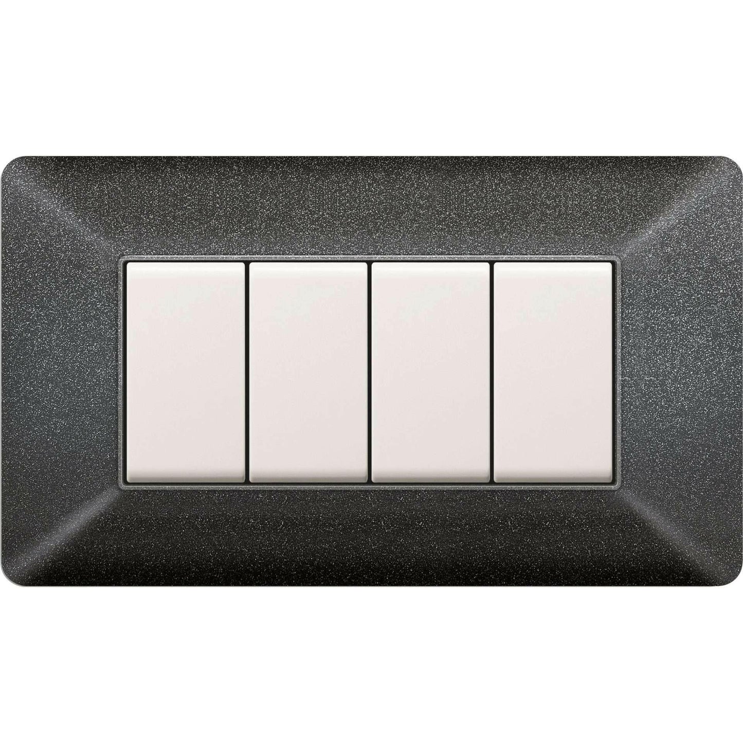 PLACCA EASY MOD. MATIX GRIGIO NOTTE 4P