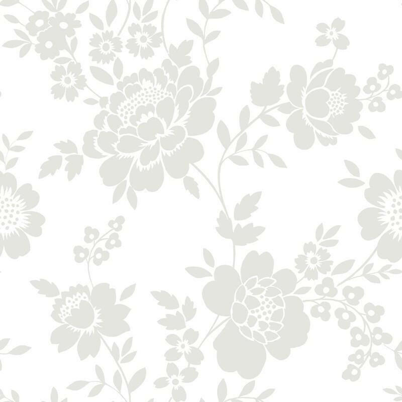 CARTA DA PARATI IN TNT /FLOWERS TRASP