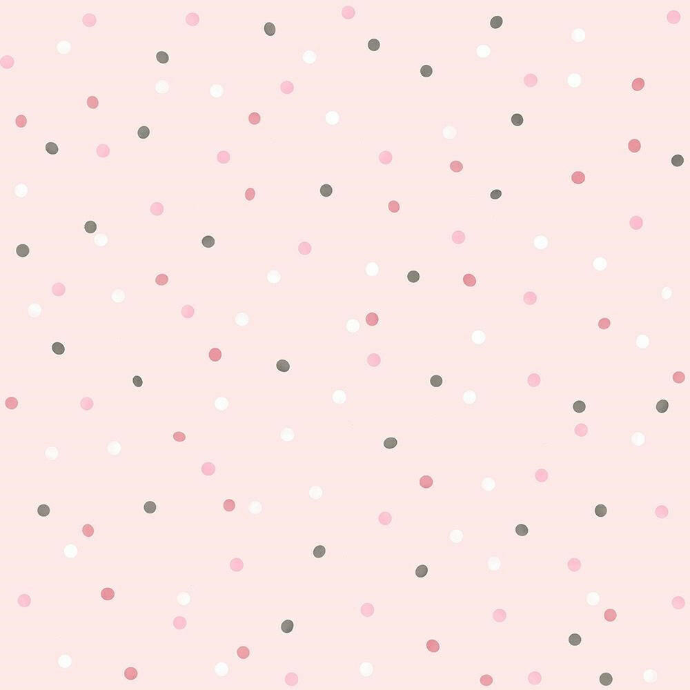 CARTA DA PARATI IN TNT /POIS PINK