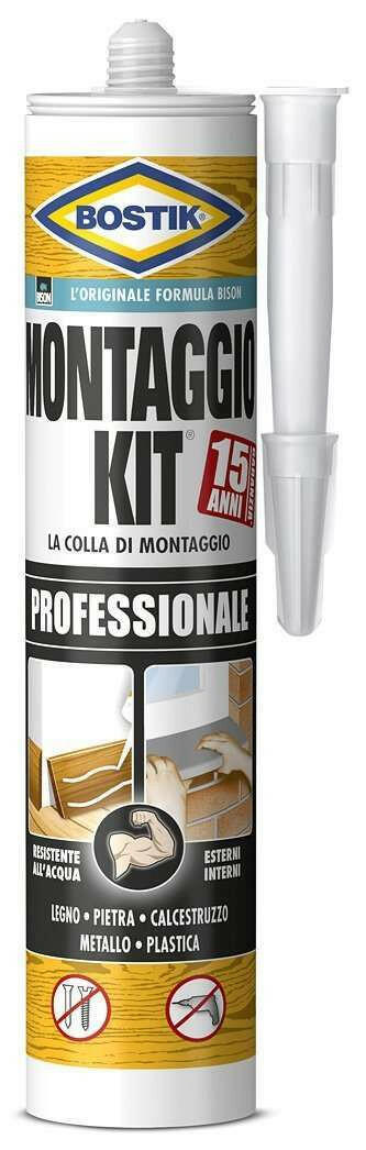 1BOSTIK CARTUCCIAMONTAGGIO KITPROFESS 350GR