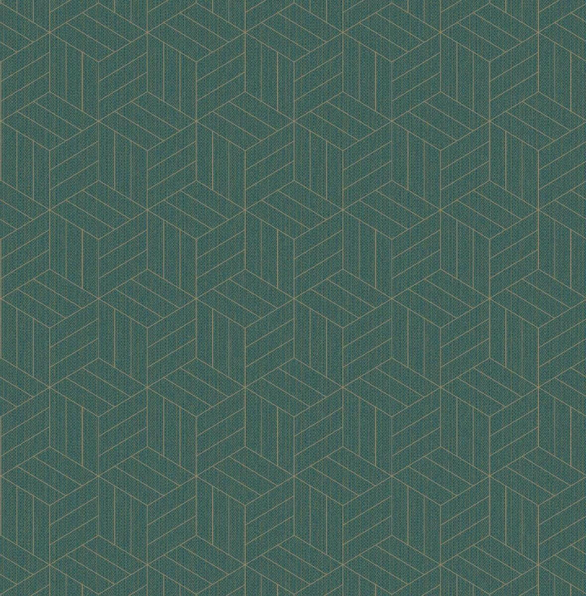 CARTA DA PARATI TNT GEOMETRICO GREEN