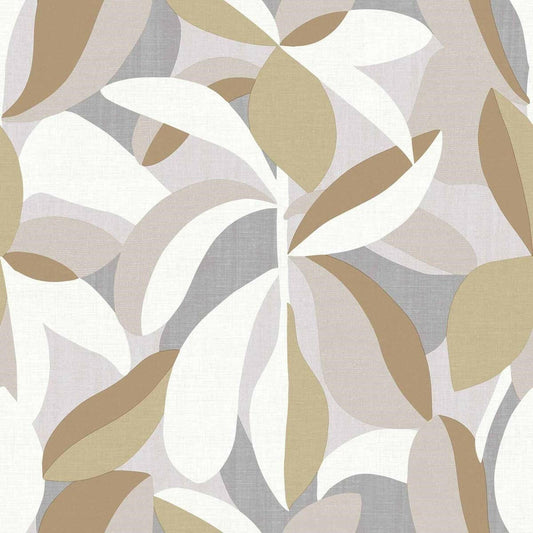 CARTA DA PARATI PVC/TNT FOLIAGE TAUPE