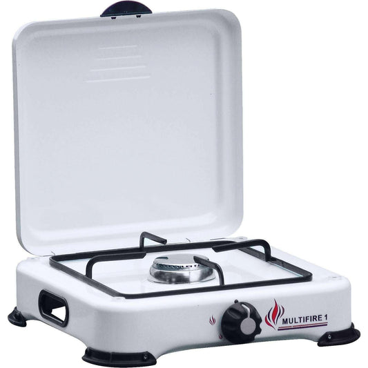 FORNELLO A GAS 1 FUOCO C/COPERCHIO CAMPING MULTIFIRE 1