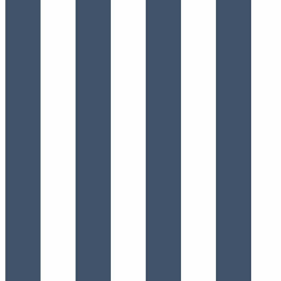 CARTA DA PARATI IN PVC/TNT RIGHE BIANCO BLU