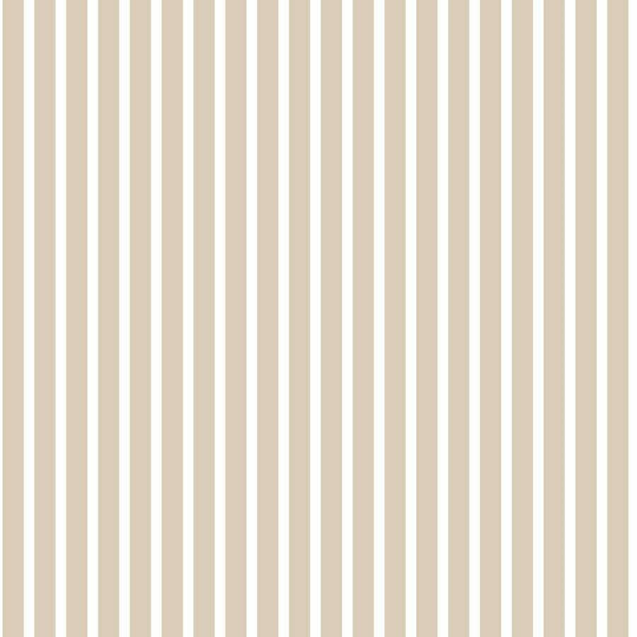 CARTA DA PARATI IN PVC/TNT RIGHE BIANCO BEIGE