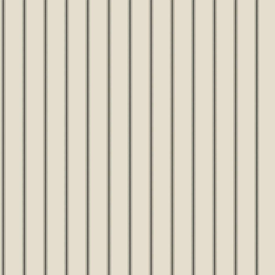 CARTA DA PARATI IN PVC/TNT RIGHE BEIGE NERO