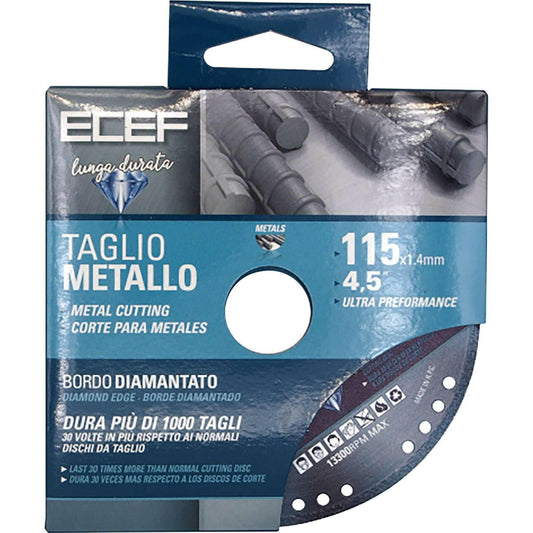 DISCO DIAMANTATO PER TAGLIO METALLO D 115 MM