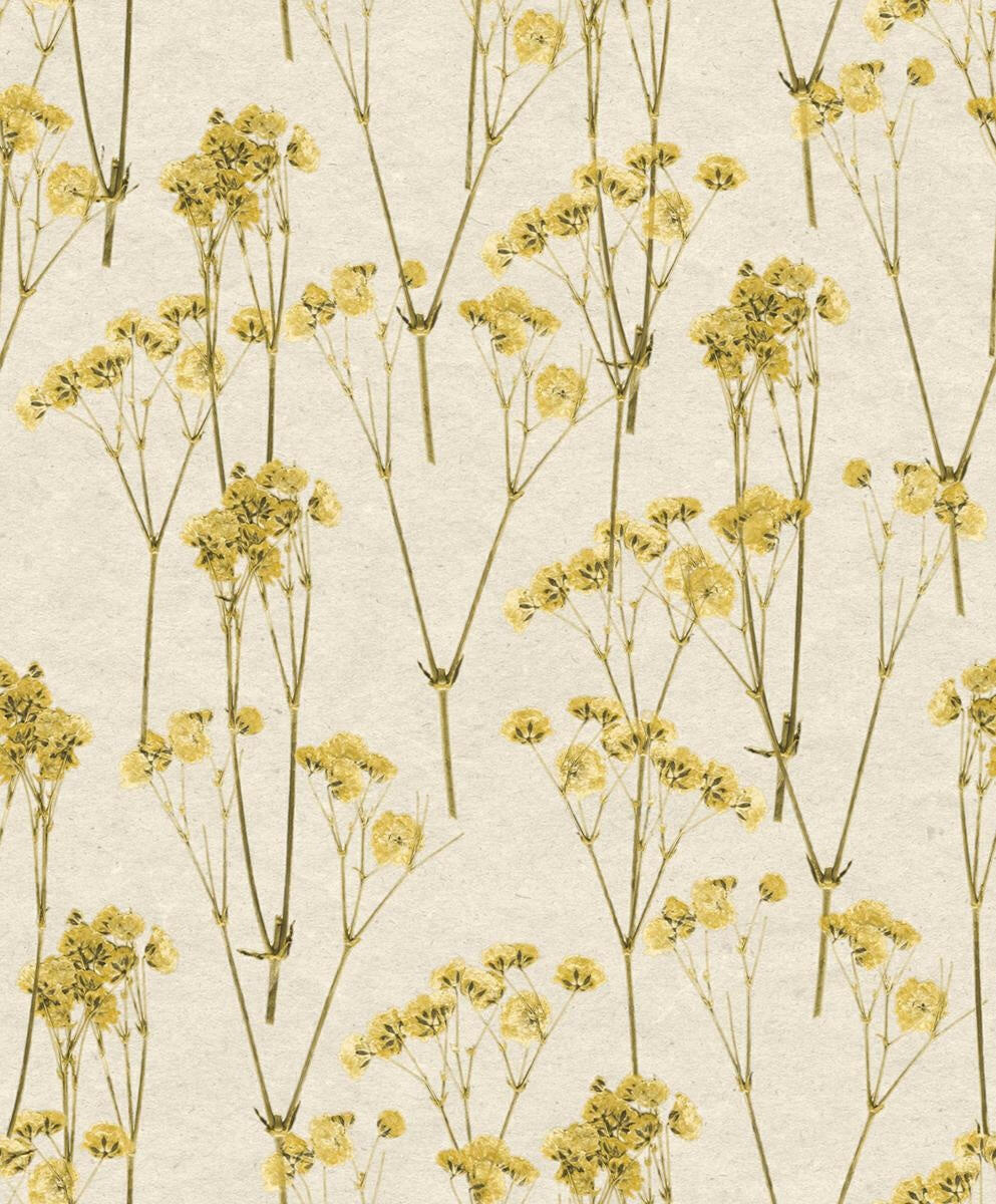 CARTA DA PARATI ECODECO/FLOWERS YELLOW