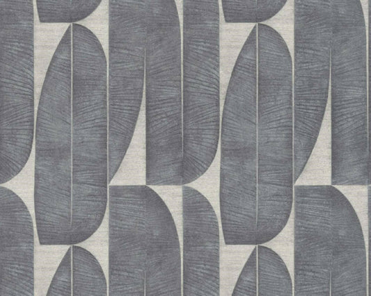 CARTA DA PARATI PVC /TNT FOLIAGE GREY