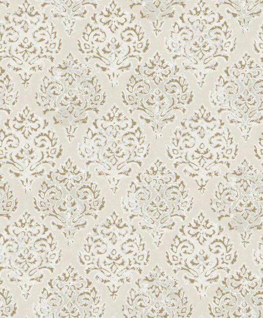 CARTA DA PARATI TNT METAL / DAMASCO GOLD BEIGE