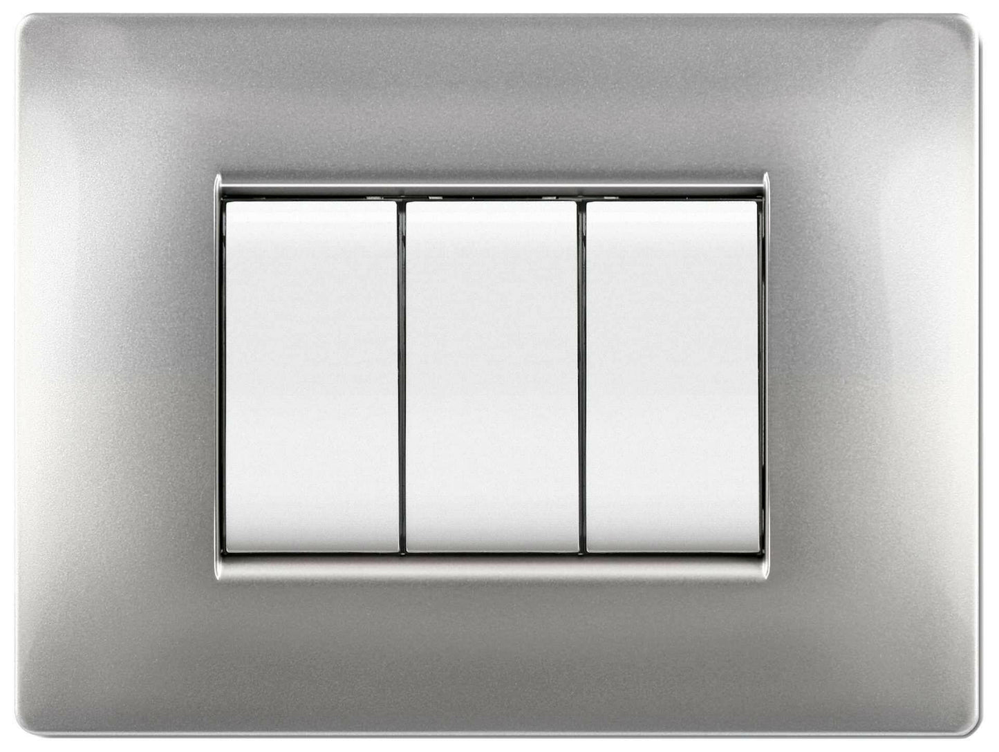 PLACCA LIFE Q MOD.LIVING PLAS.ALLUMINIO CH.7P