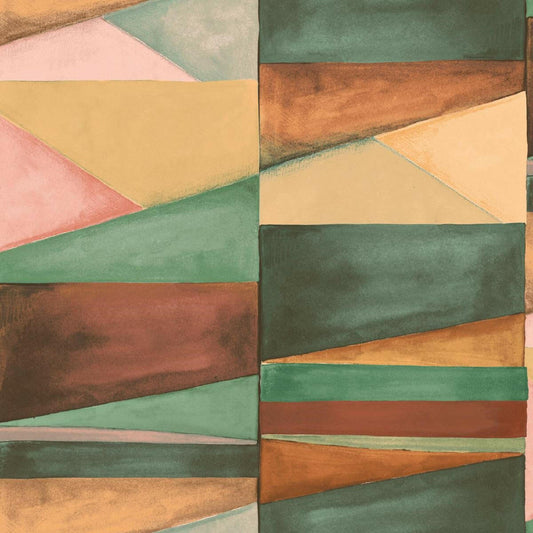 CARTA DA PARATI PVC/TNT /GEOM.GREEN