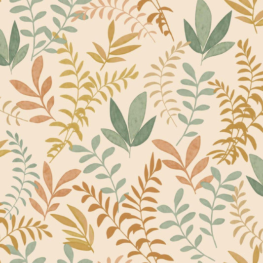 CARTA DA PARATI PVC/TNT /FOLIAGE CREAM