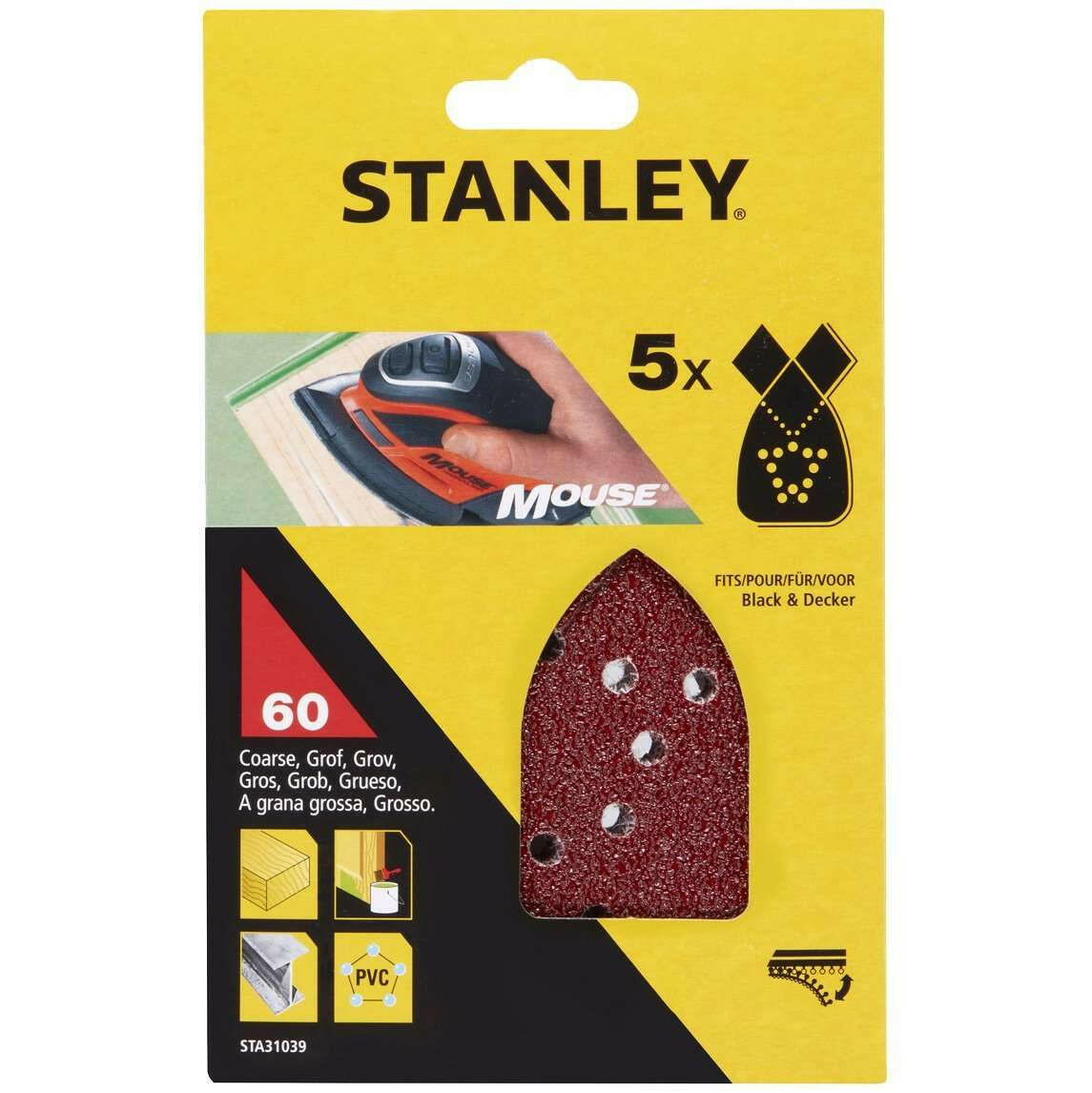 PIRANHA/STANLEY 5 FOGLI VELCRO X MOUSE GR.60