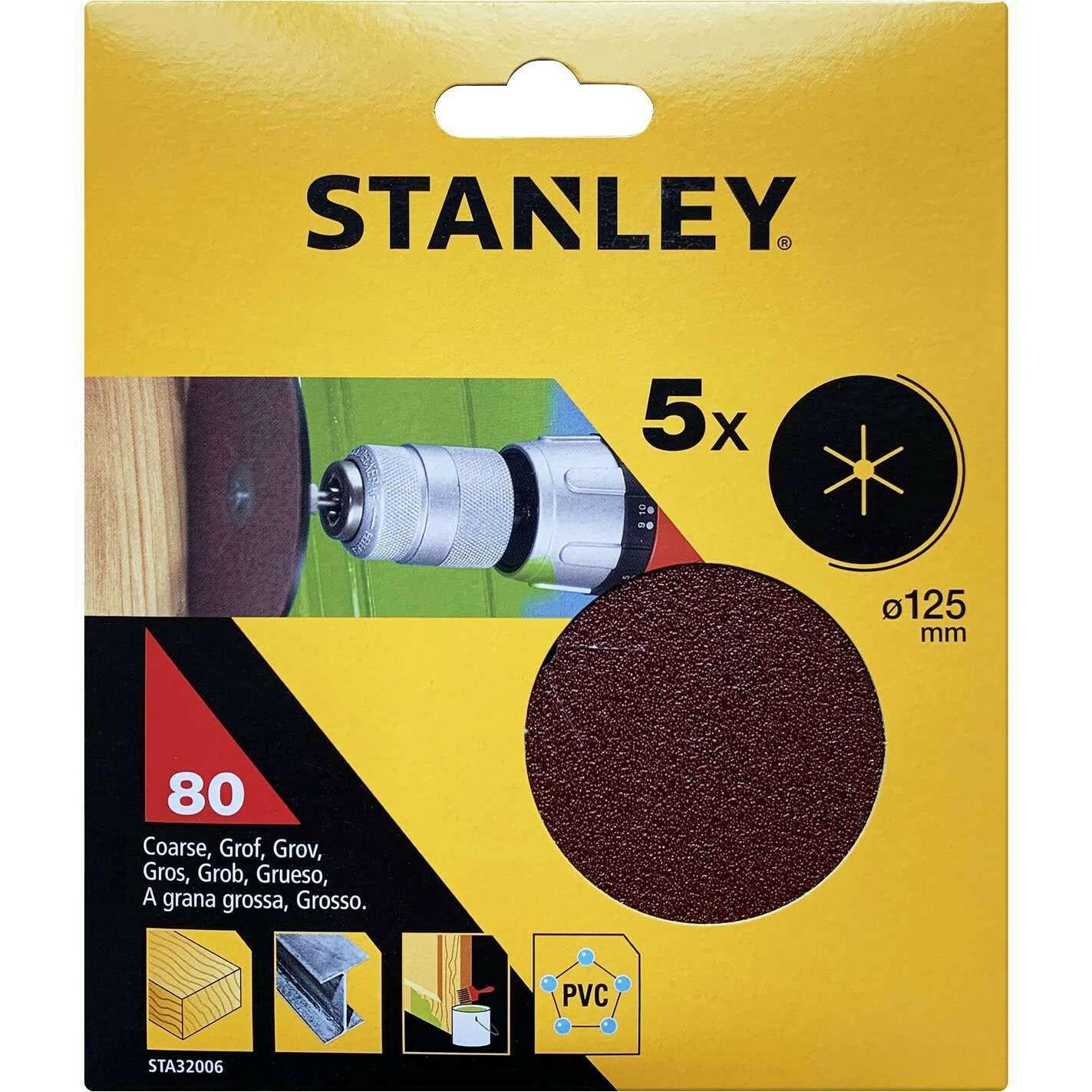 PIRANHA/STANLEY 5 DISCHI D.125 GR.80