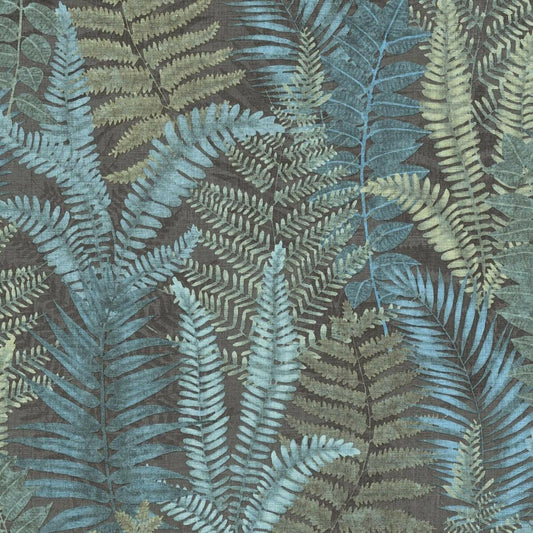 CARTA DA PARATI PVC /TNT FOLIAGE BLUE