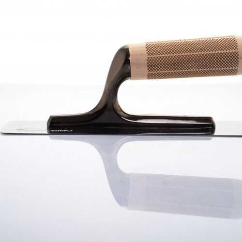 FRATTONE XTROWEL 21093 INOX mm.200x80x0,6 LAMA TRAPEZZIO MARMORINO TOOL - dekorhouse