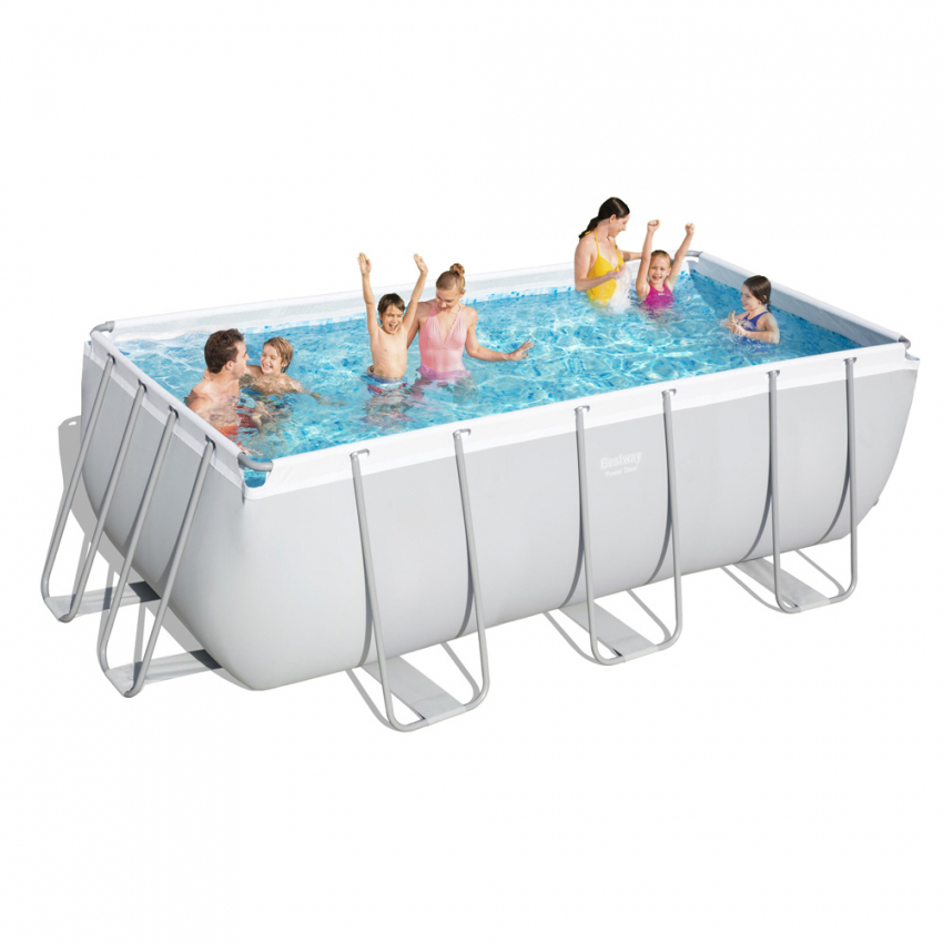 PISCINA BESTWAY TELO+POMPA+SCALA 412x201x122