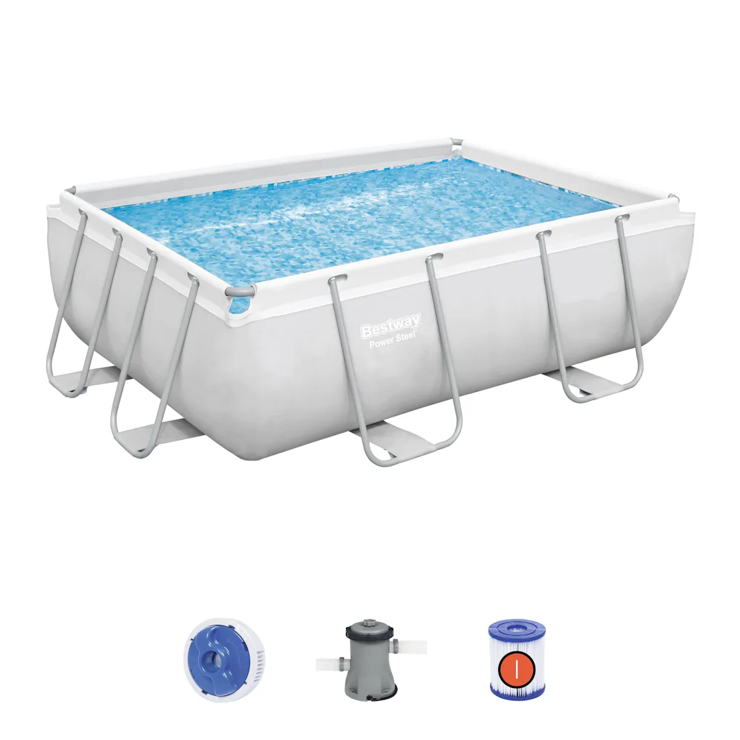 PISCINA BESTWAY TELO+POMPA+SCALA 282X196X84 cm