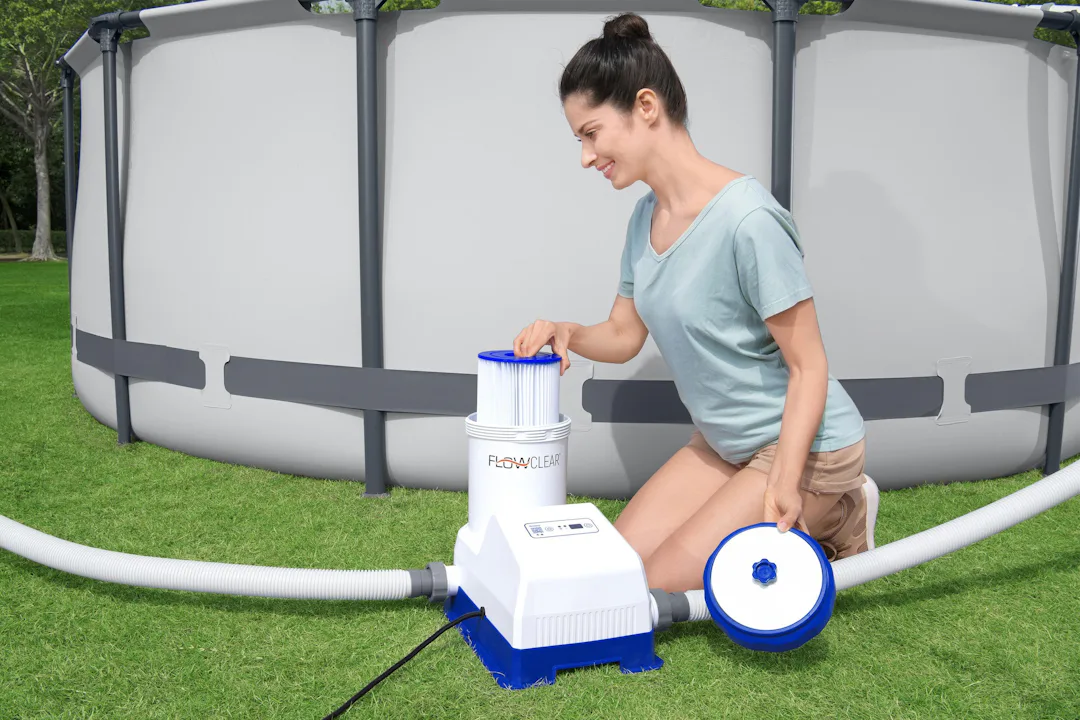 Pompa di filtraggio a cartuccia da 7.570 L/h con WiFi