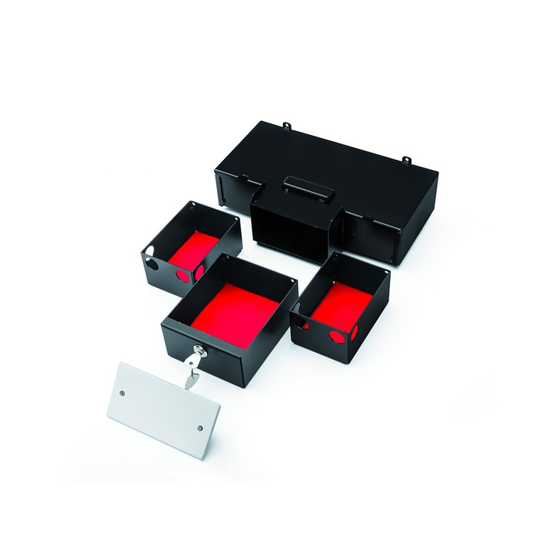 Cassaforte Invisibile a Muro Nascondi Fino a 3 Cassetti Di Sicurezza