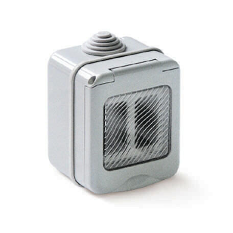 CASSETTA DA PARETE X EST. TONDO 2P IP55