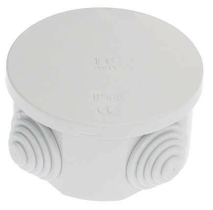 SCATOLA DERIVAZIONE STAGNA IP44 D.80X40