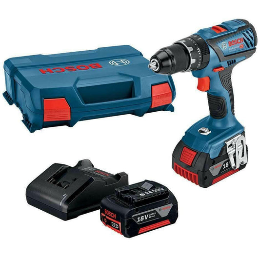 BOSCH-B 18VP TRAPANO 2 BATT. 3,0Ah GSB 18V-28