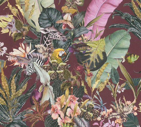 CARTA DA PARATI TNT FLOWERS BORD.