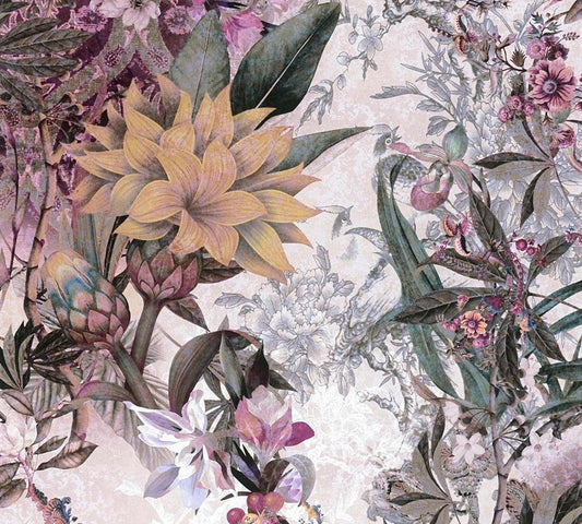 CARTA DA PARATI TNT FLOWERS WHITE