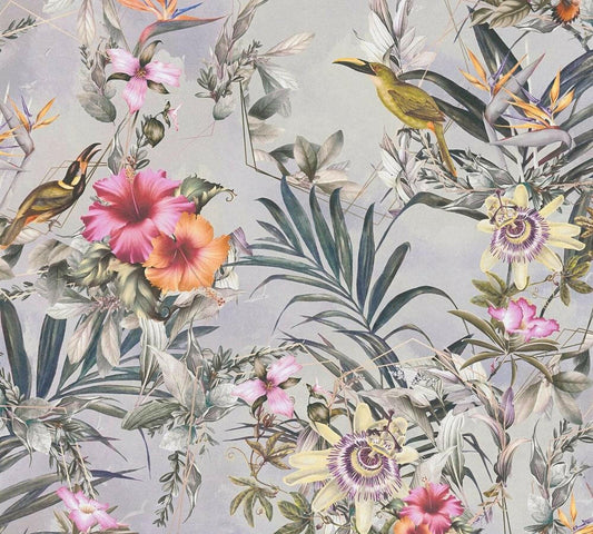 CARTA DA PARATI TNT BIRD GREY