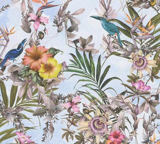 CARTA DA PARATI TNT BIRD AZUL