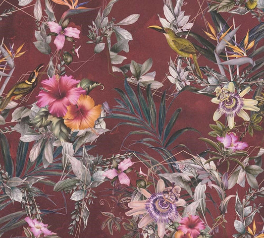CARTA DA PARATI . TNT FLOWERS BORD.