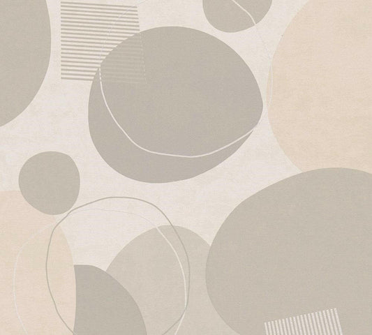 CARTA DA PARATI  TNT GEOM.BEIGE