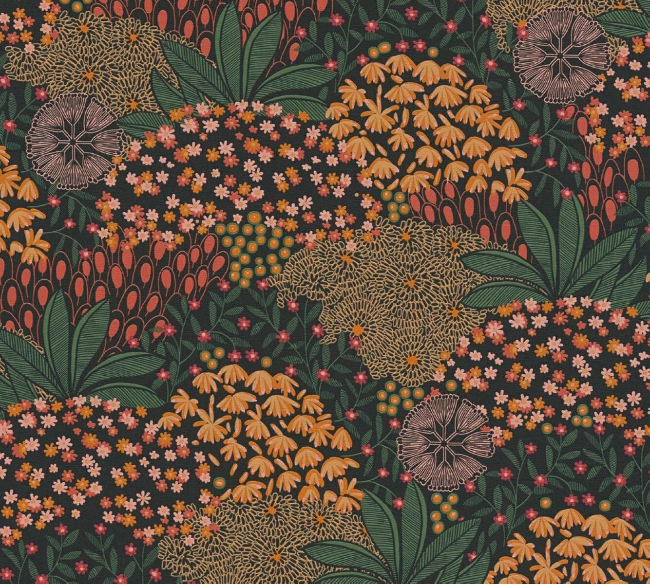 CARTA DA PARATI PVC/TNT. FLOWERS M.COL.