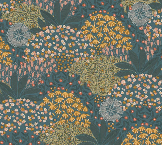 CARTA DA PARATI   PVC/TNT. FLOWERS M.COL.