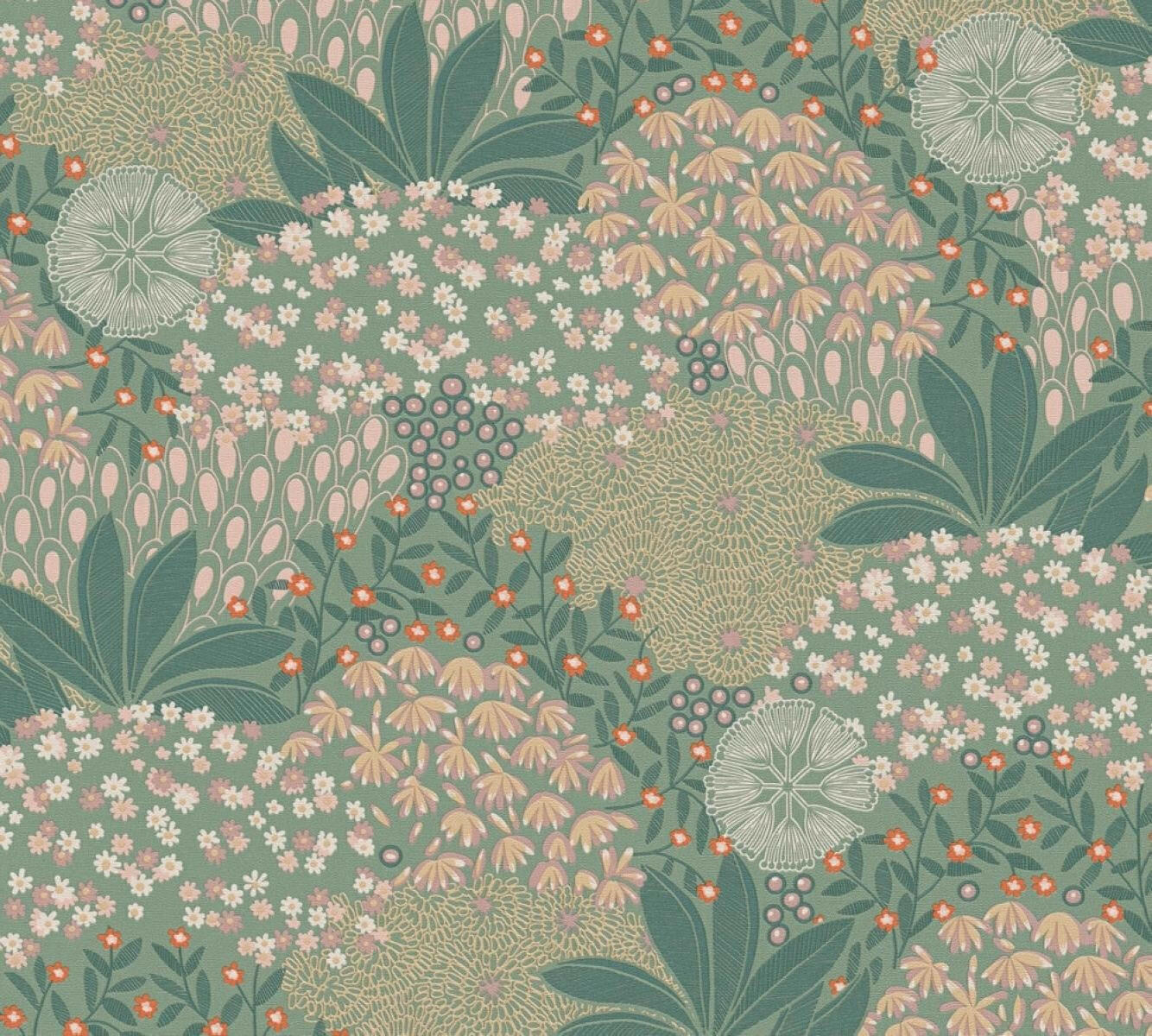 CARTA DA PARATI PVC/TNT. FLOWERS ORG.